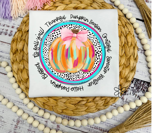 It's Fall Y'all, Pumpkin Season DTF Transfer Only