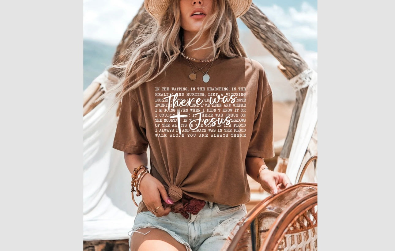 There Was Jesus Cross - SINGLE COLOR SCREEN PRINT