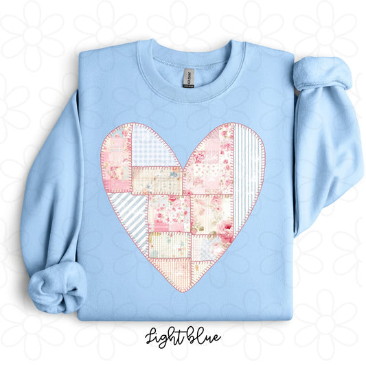 Faux Quilted Patch Work DTF Transfer