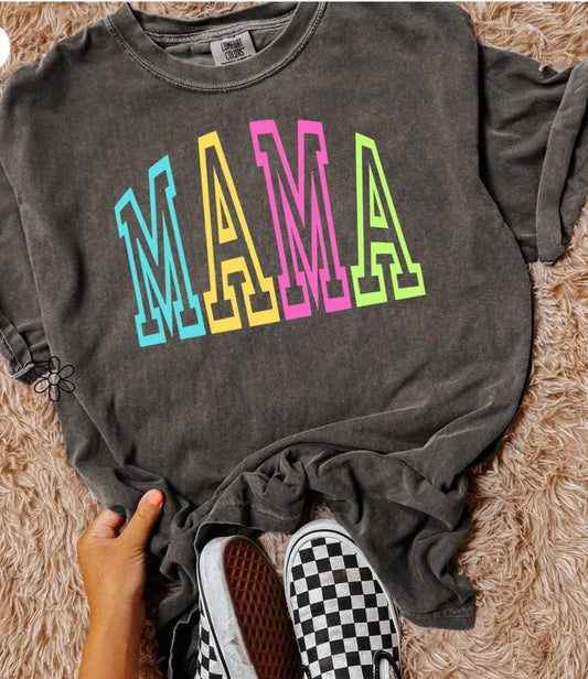 Neon ‘Mama’ DTF Transfer Only