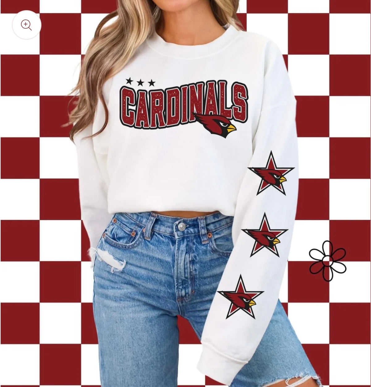 ‘Cardinals’ Star Sleeves ⭐️ DTF Transfer