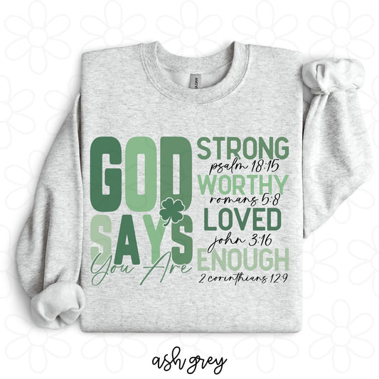 God Says You Are DTF Transfer