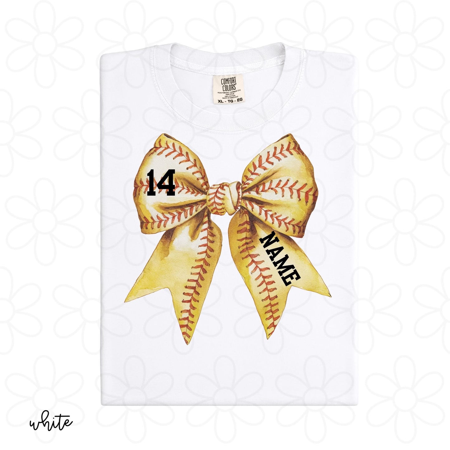 Customized Sports Bow Tee