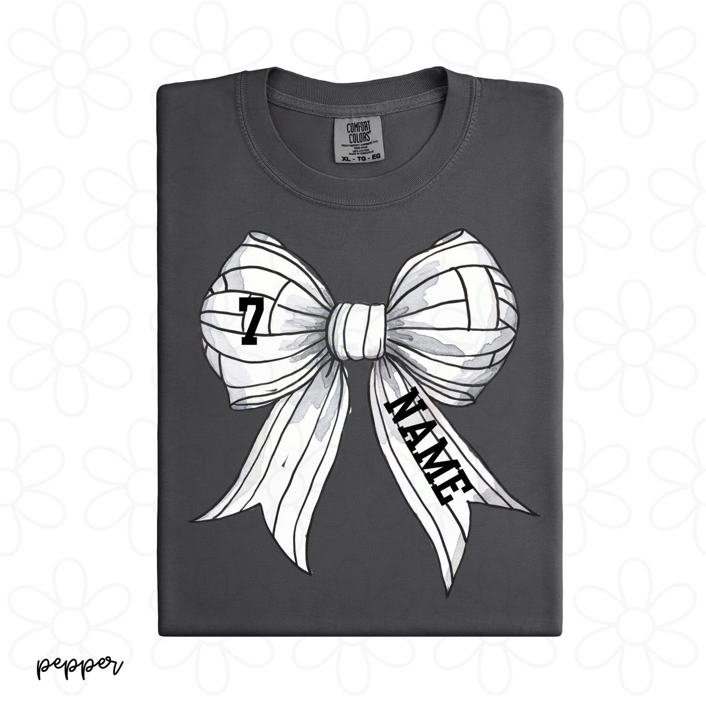 Customized Sports Bow Tee