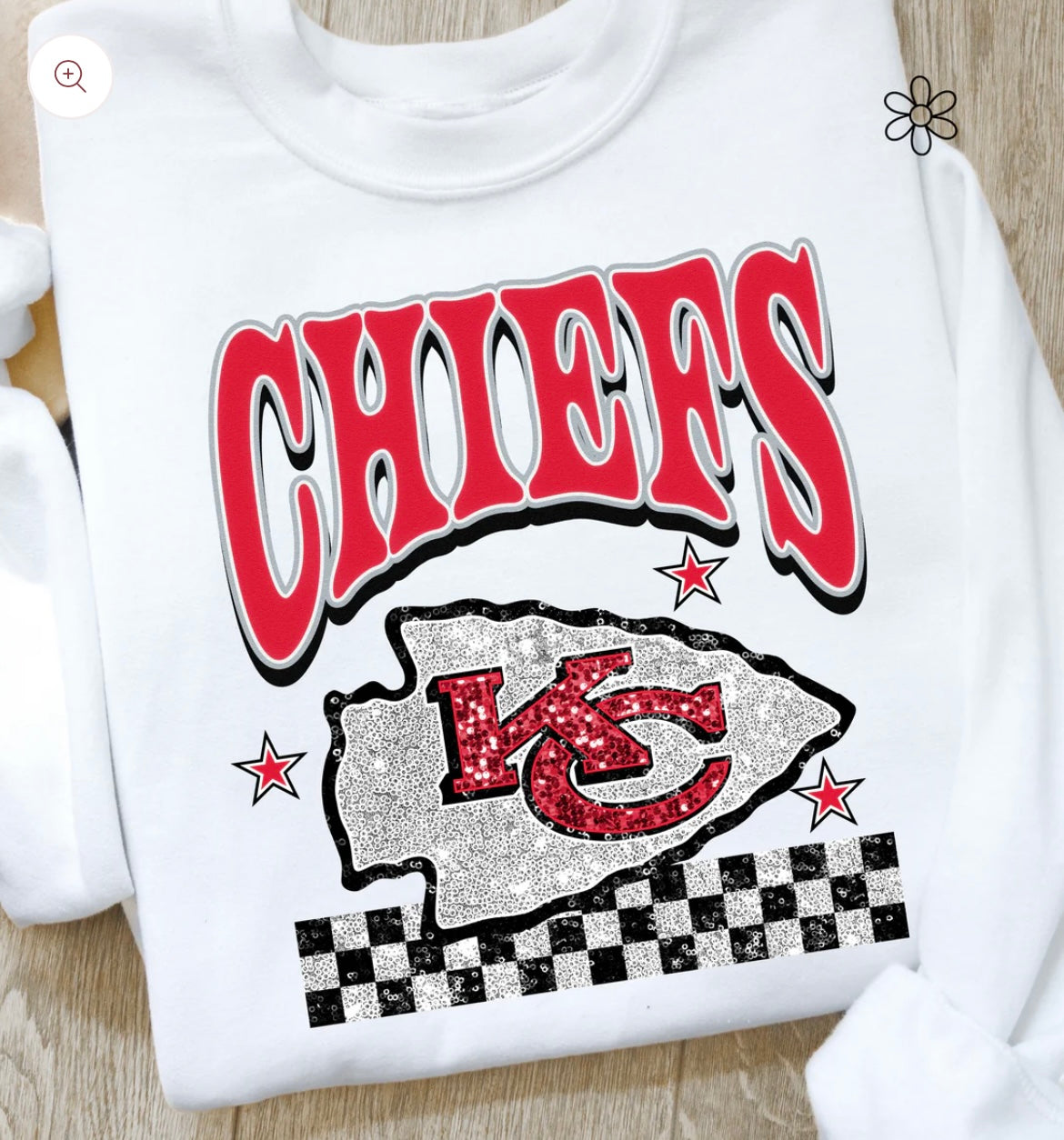 Faux Glitter NFL Teams Multiple Options) DTF Transfer Only