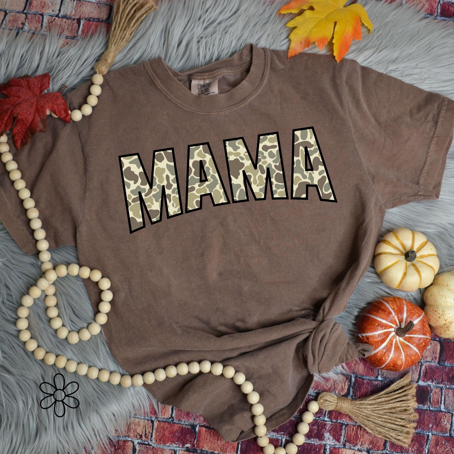Vintage Camo MAMA Tee