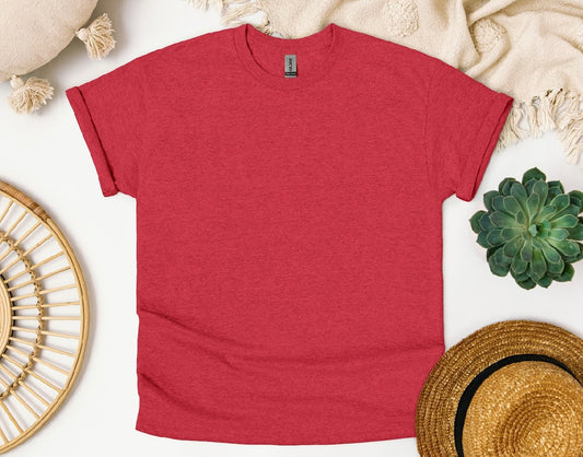 Gildan 5000 - Heather Red