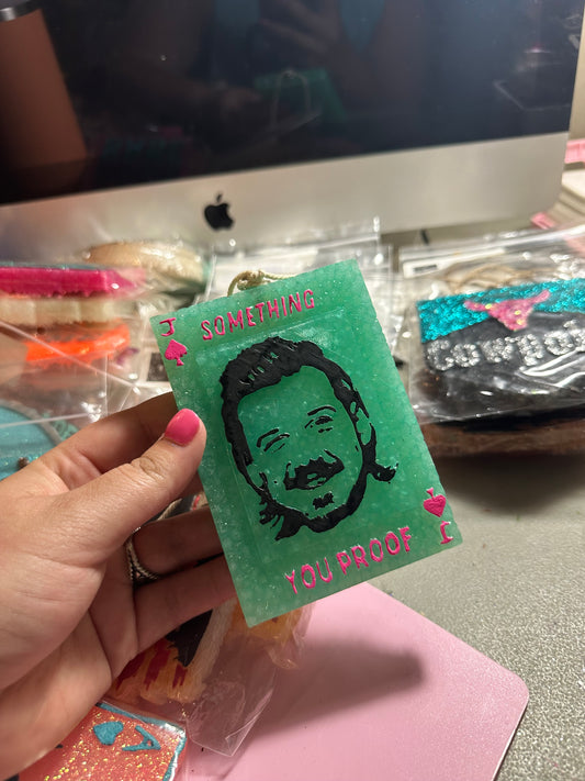 MW Something You Proof Poker Hand Car Freshie