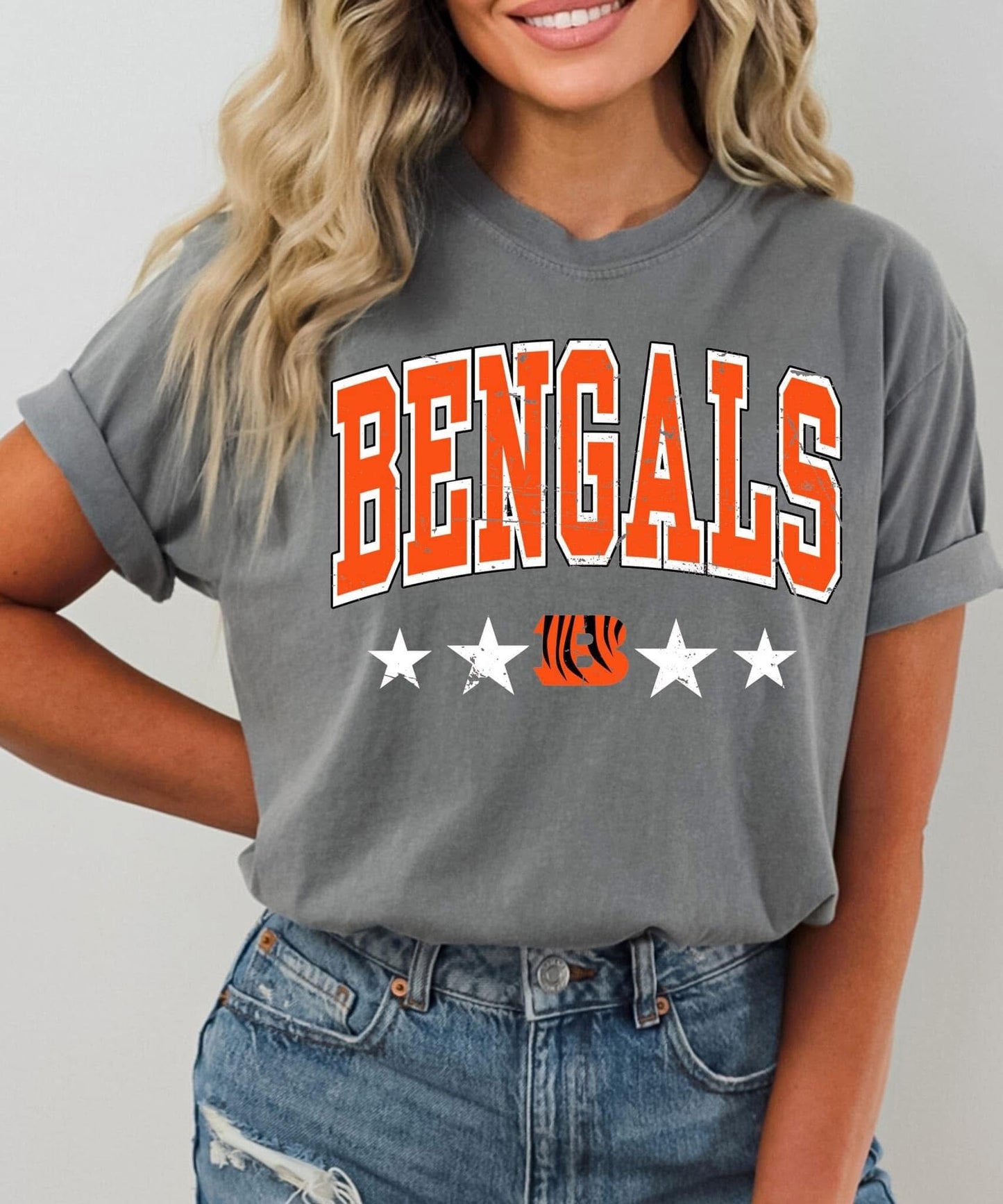 Vintage Bengals DTF Transfer Only