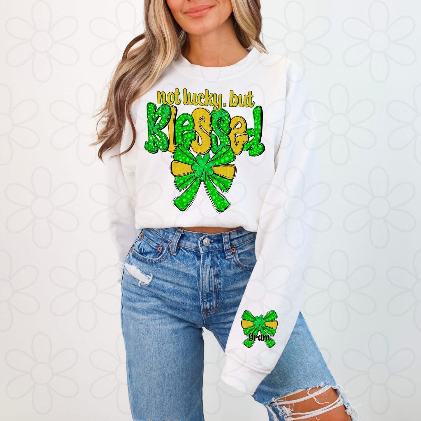 Not Lucky, But Blessed (Multiple Options) DTF Transfer