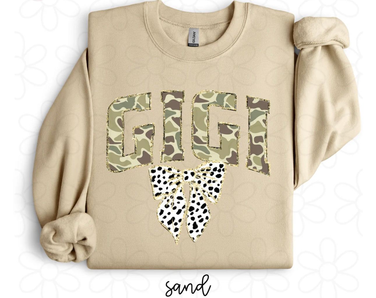 Camo Gigi Coquette DTF Transfer