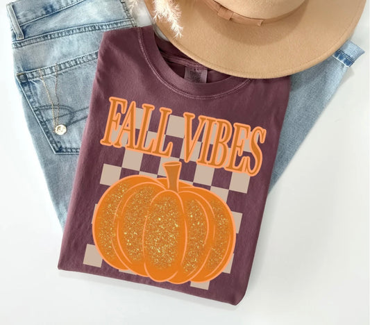 Glitter Fall Vibes’ DTF Transfer