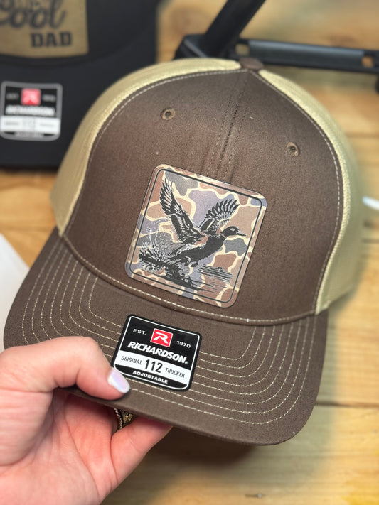 Duck Leather Patch Hat
