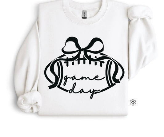 Game Day Bow DTF Transfer Only