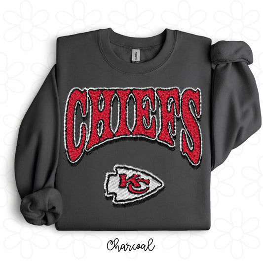 Faux KC Chiefs DTF Transfer