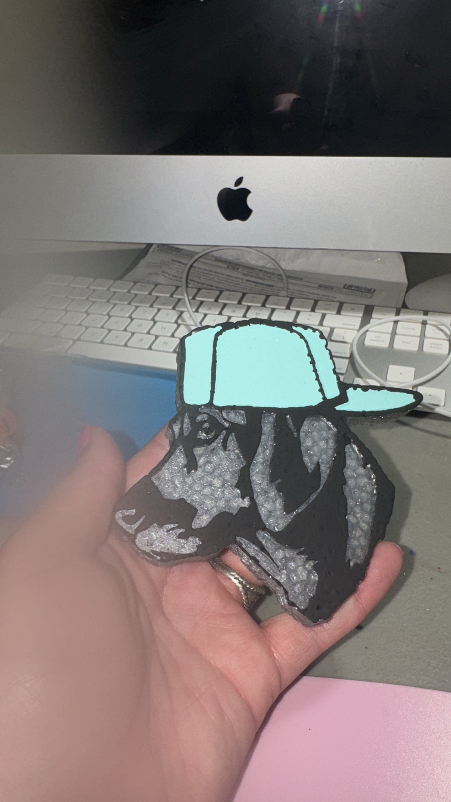 Dog With Hat Car Freshie