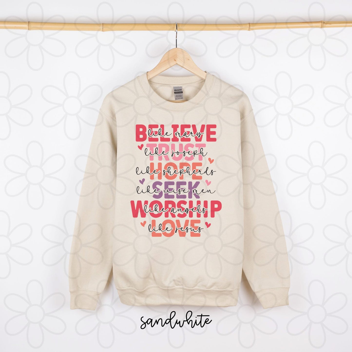 Believe Like Mary DTF Transfer