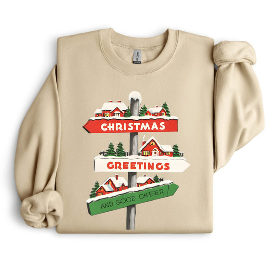 Christmas Greetings DTF Transfer Only