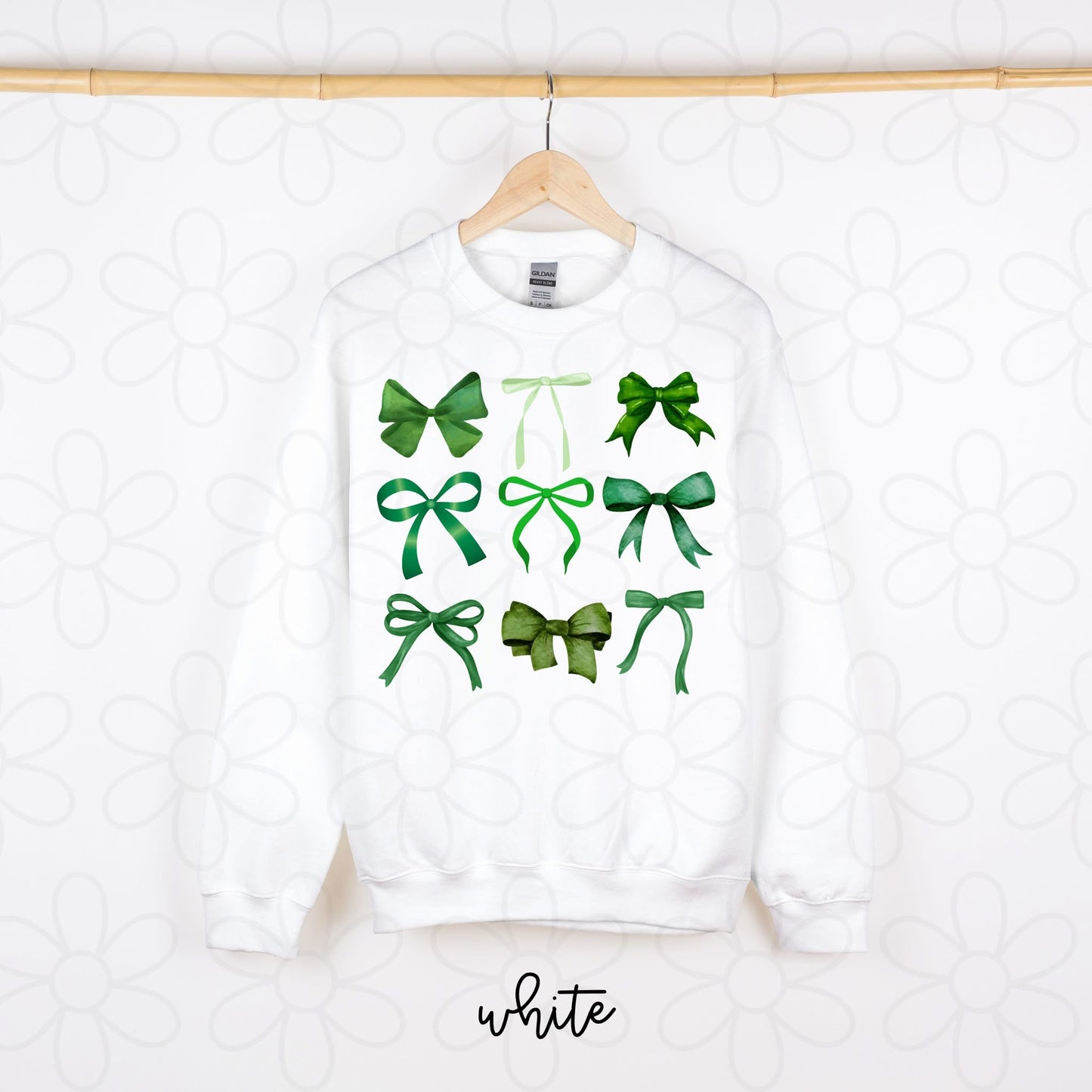 Green Coquette DTF Transfer