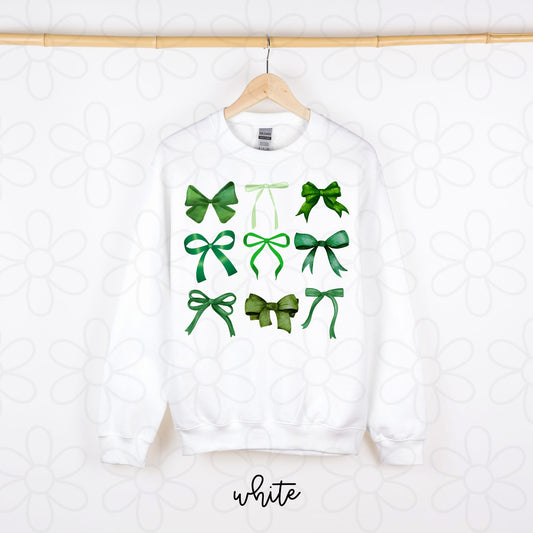 Green Coquette DTF Transfer