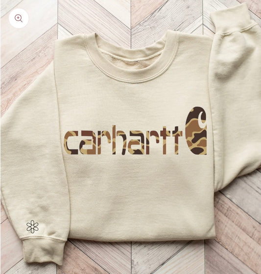 Camo Carhartt DTF Transfer Only