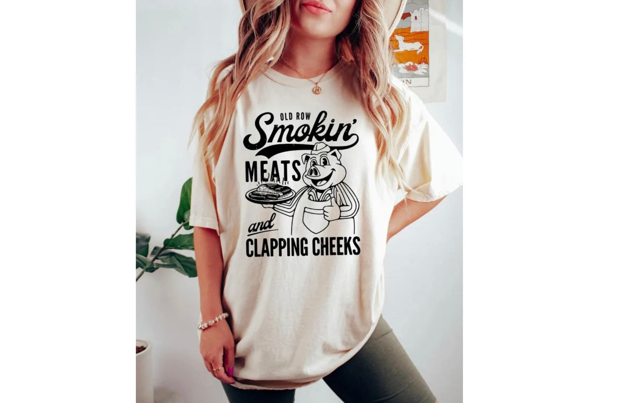 Smokin' Meats- SINGLE COLOR SCREEN PRINT