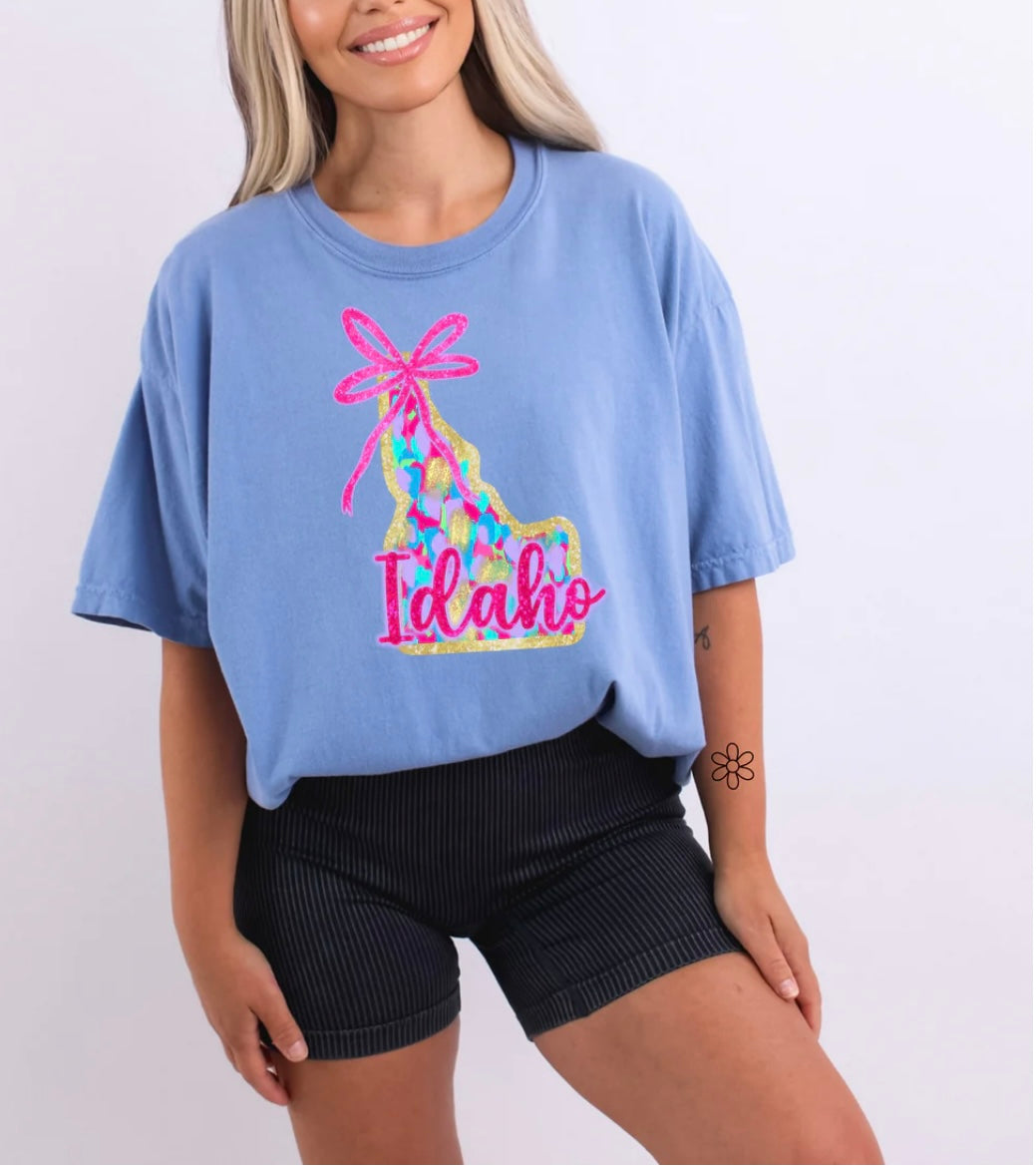 Watercolor States DTF Transfer Only