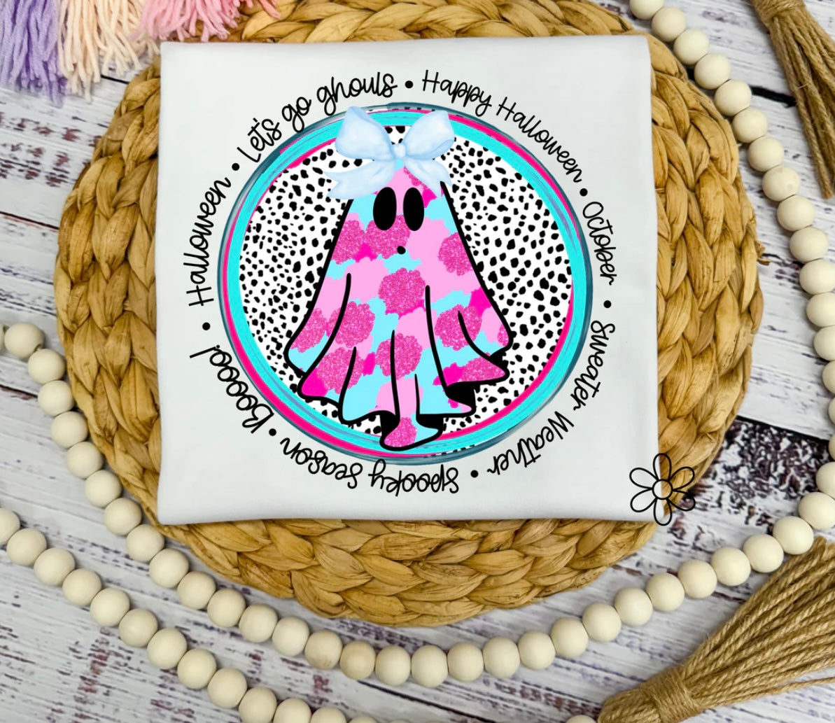 Lets Go Ghouls - Happy Halloween DTF Transfer Only