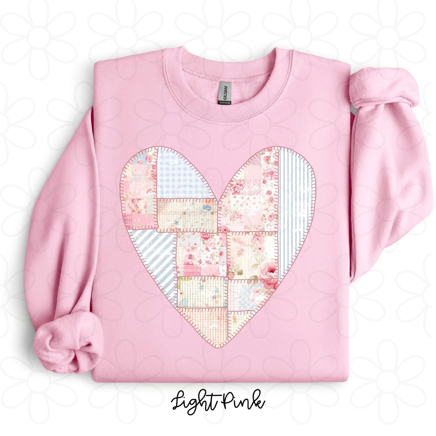 Faux Quilted Patch Work DTF Transfer