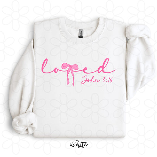 Loved John 3:16 DTF Transfer