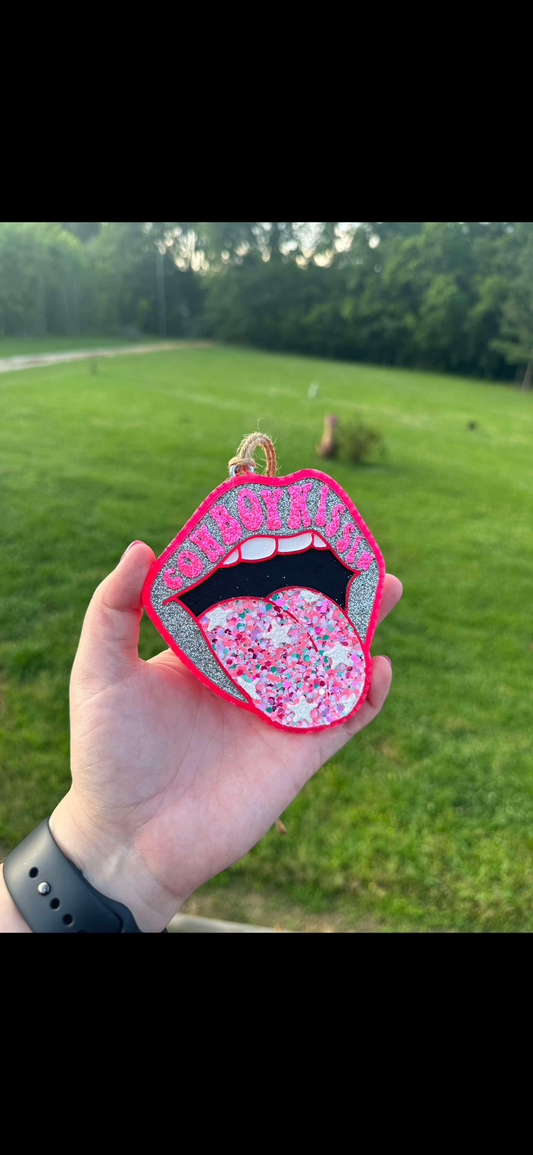 Cowboy Kissin' Car Freshie