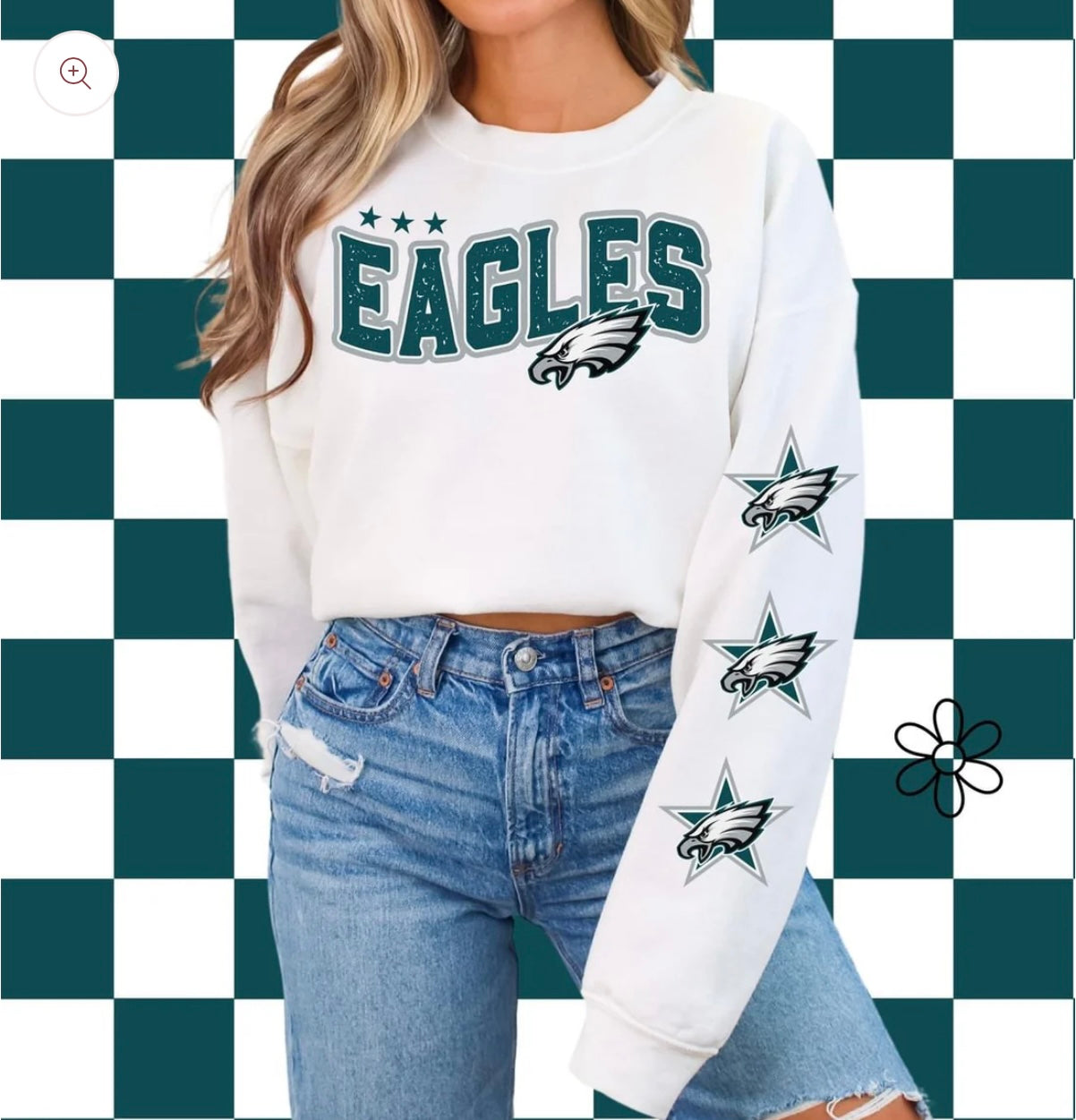 ‘Eagles’ Star Sleeves ⭐️ DTF Transfer