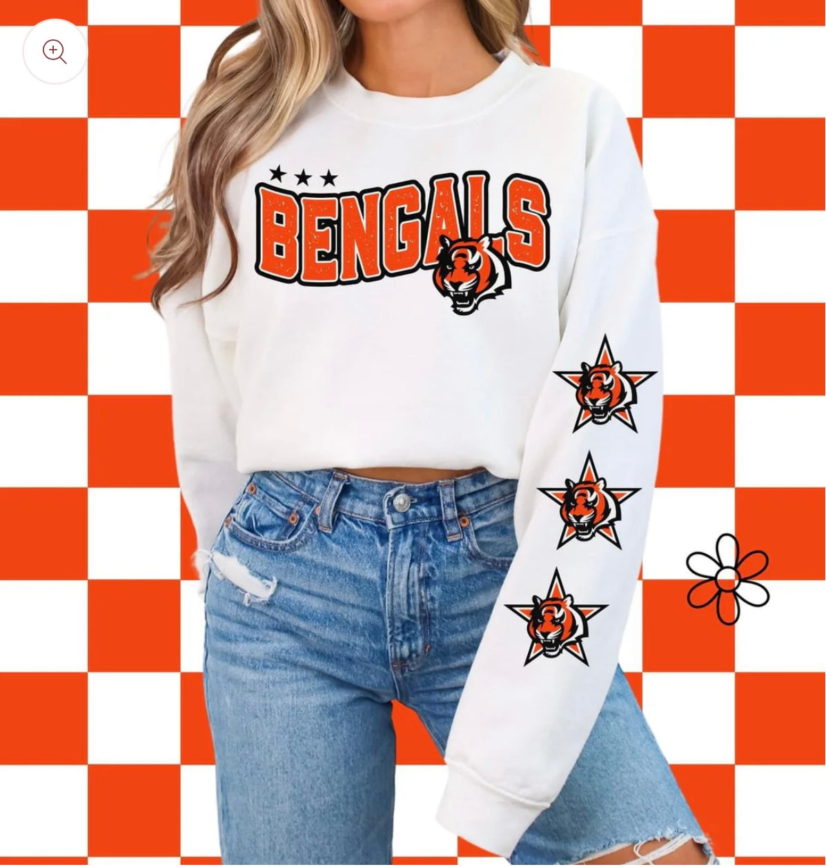 ‘Bengals’ Star Sleeves ⭐️ DTF Transfer