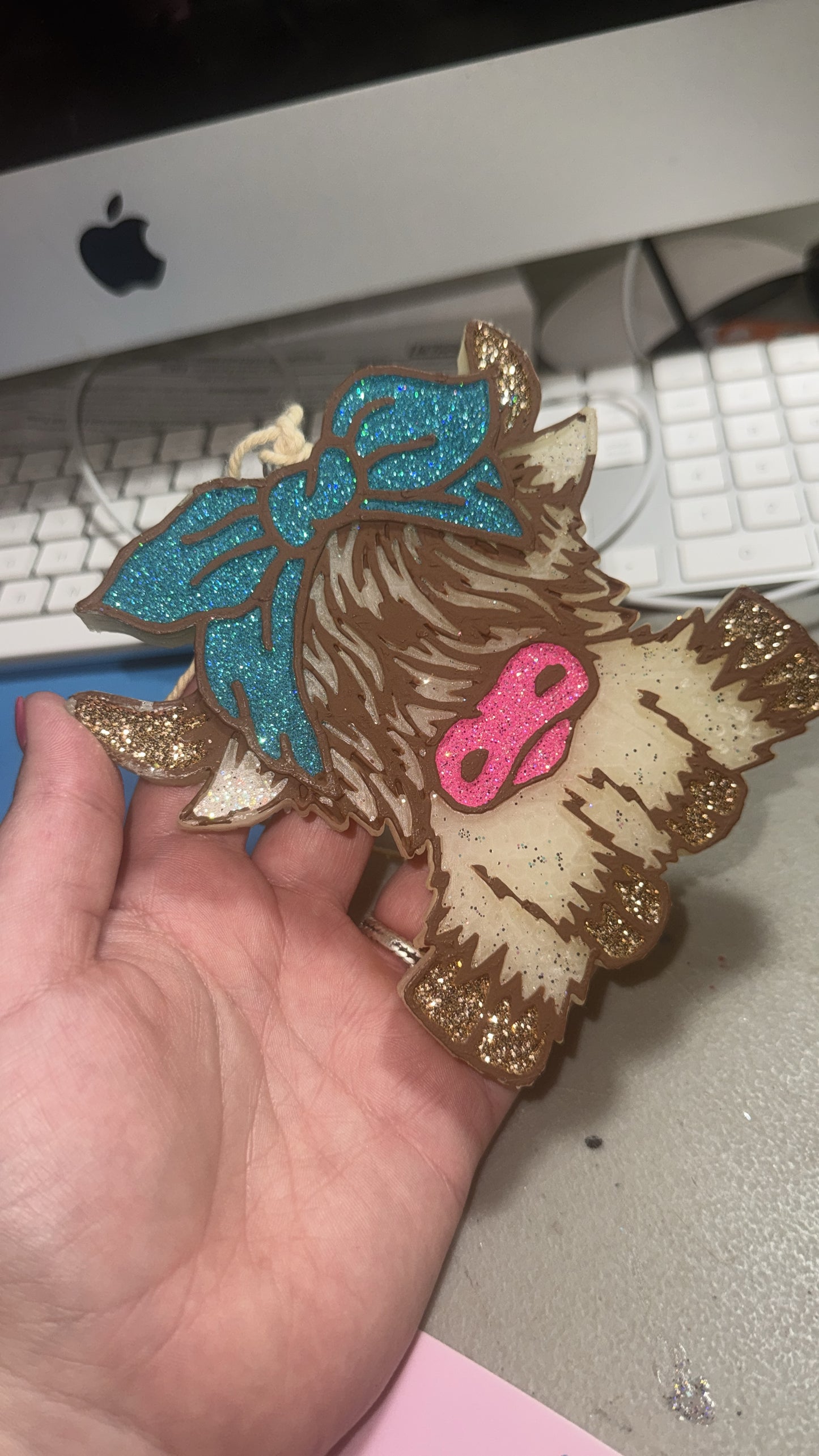 Highland Cow Car Freshie