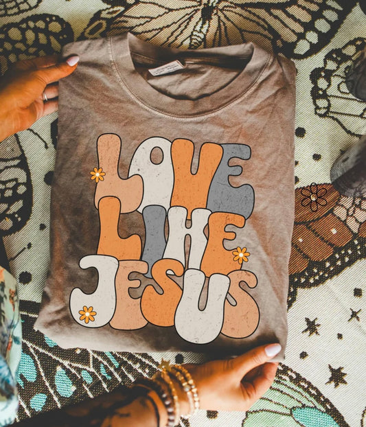 ‘Love Like Jesus’ DTF Transfer Only