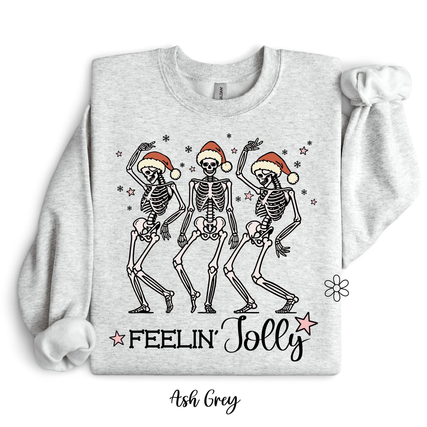 Skeleton Feeling Jolly DTF Transfer Only