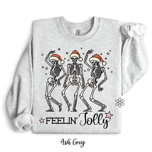 Skeleton Feeling Jolly DTF Transfer Only