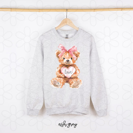 Love Teddy Bear DTF Transfer