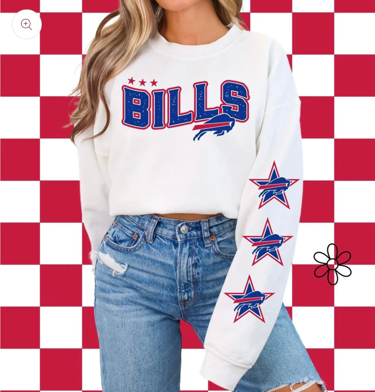 ‘Bills’ Star Sleeves ⭐️ DTF Transfer