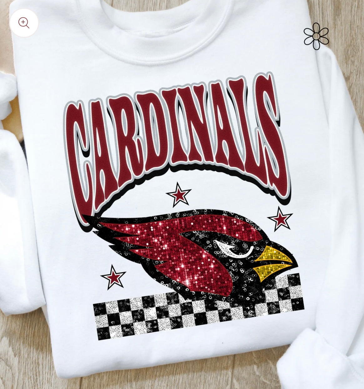 Faux Glitter NFL Teams Multiple Options) DTF Transfer Only