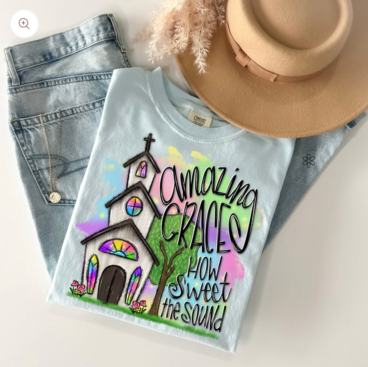 Amazing Grace How Sweet The Sound DTF Transfer Only