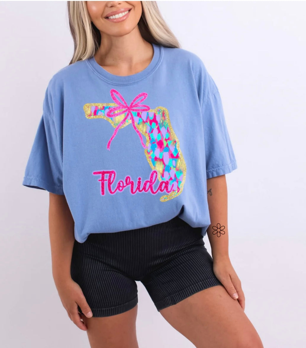 Watercolor States DTF Transfer Only