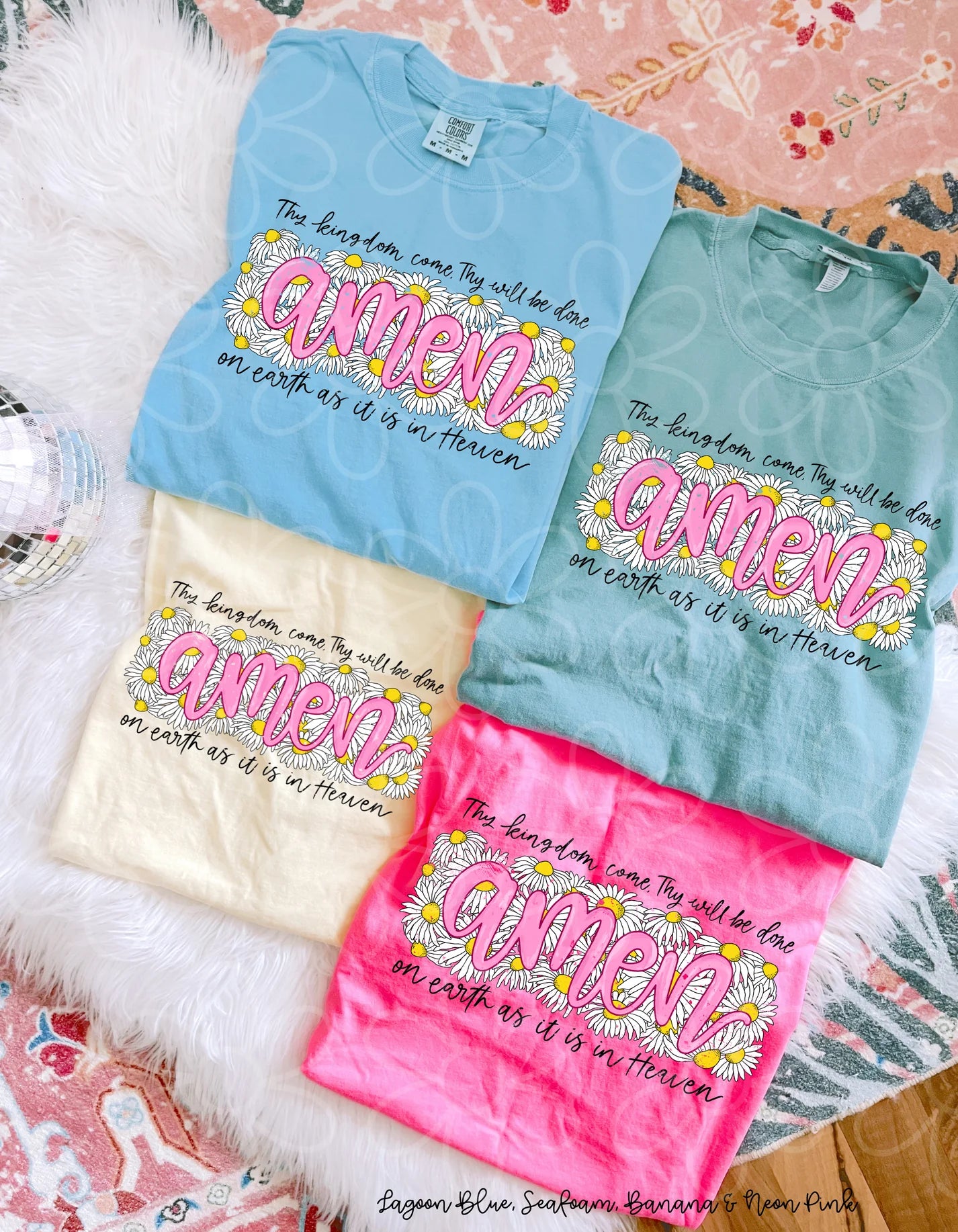 Amen The Kingdom Come They Will Be Done DTF Transfer