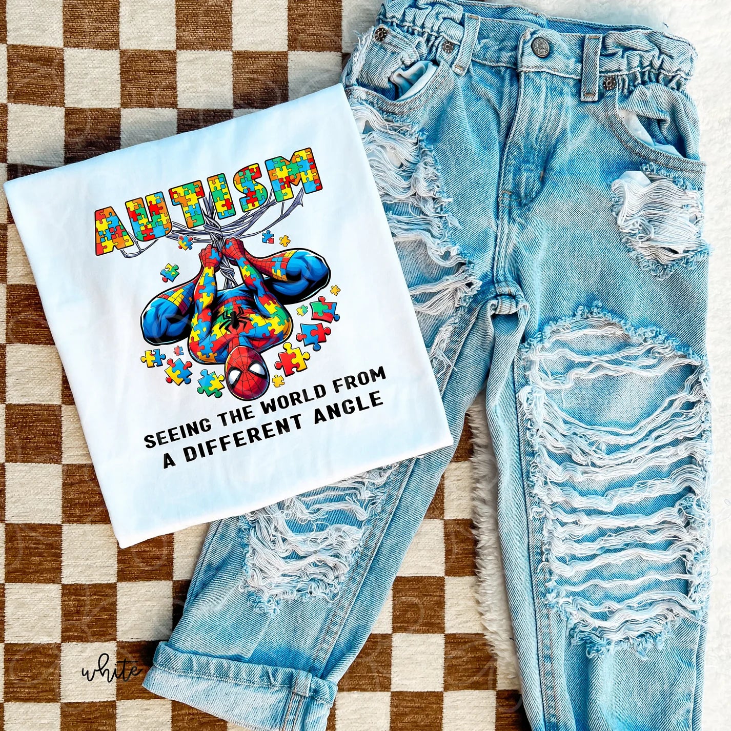 Autism Seeing The World From A Different Angle DTF Transfer