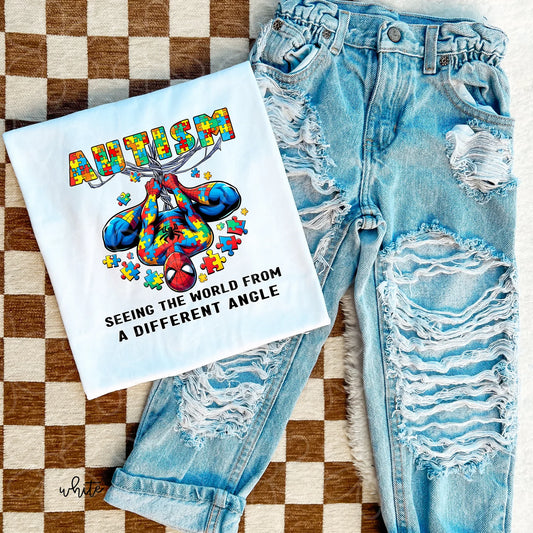 Autism Seeing The World From A Different Angle DTF Transfer