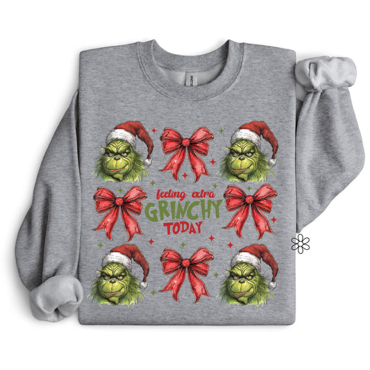 Feeling Extra Grinchy Today DTF Transfer Only
