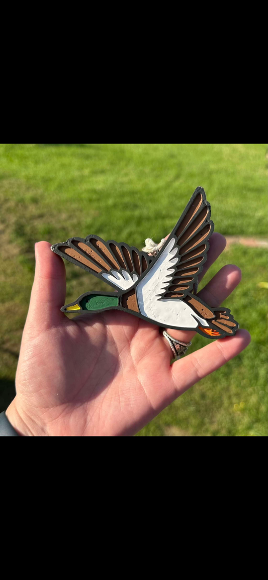 Flying Mallard Car Freshie