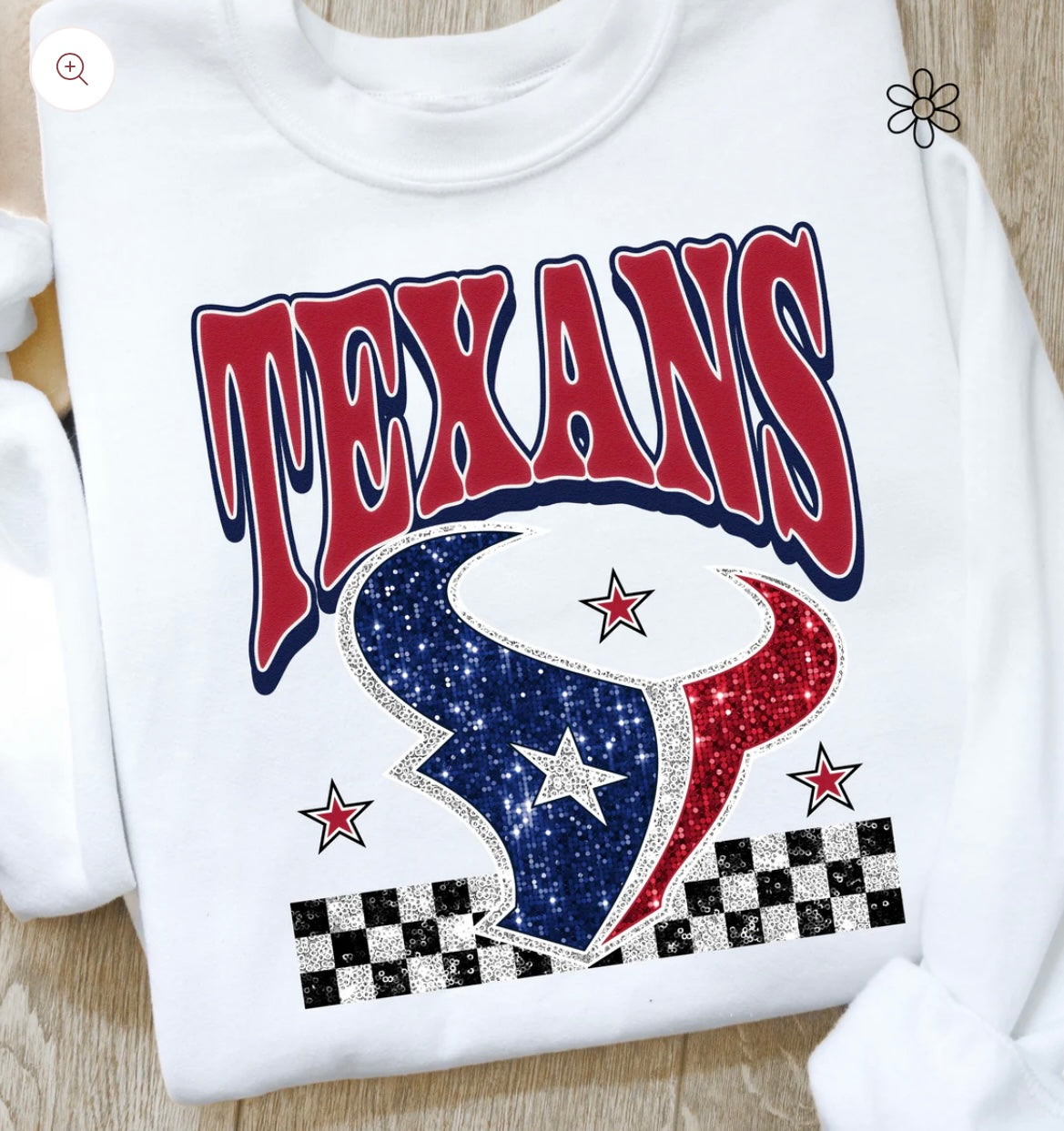 Faux Glitter NFL Teams Multiple Options) DTF Transfer Only