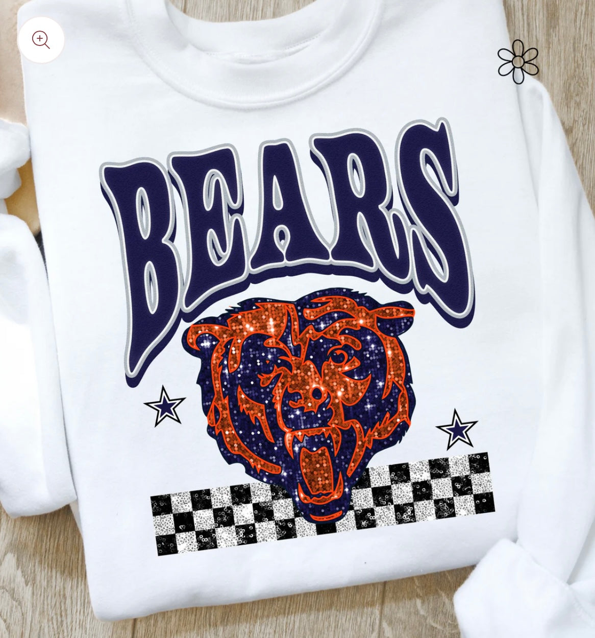 Faux Glitter NFL Teams Multiple Options) DTF Transfer Only