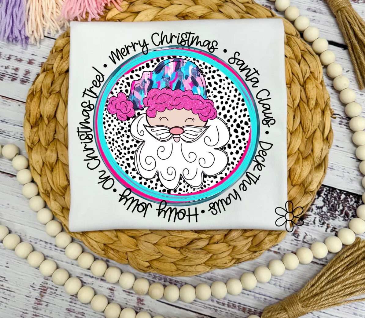 Merry Christmas, Santa Claus DTF Transfer Only